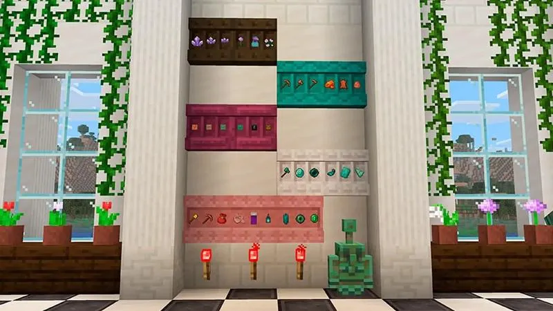 Tworzenie stylowego regału z książkami w Minecraft – krok po kroku