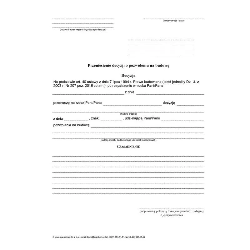 Koszty uzyskania pozwolenia na budowę