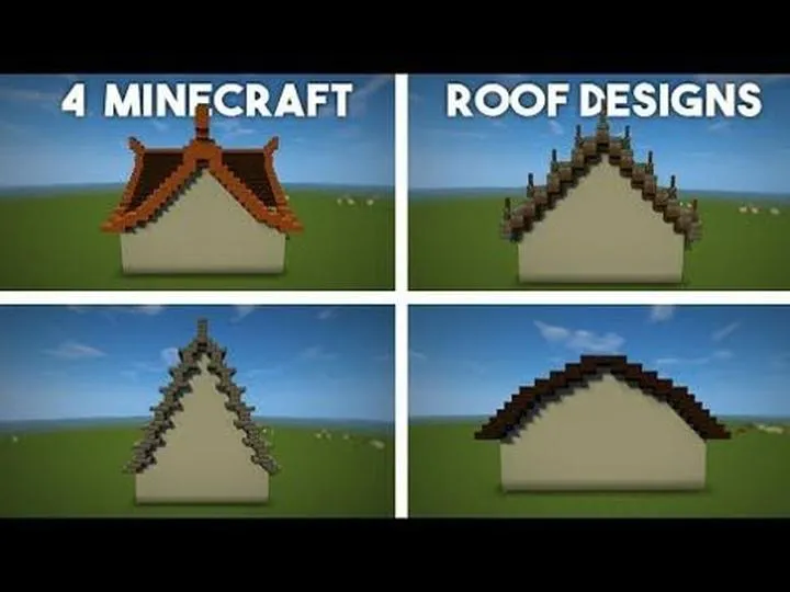 Minecraft budowa dachu