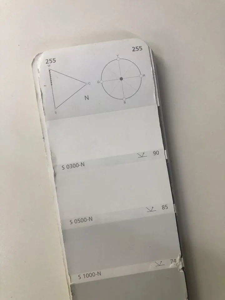 NCS S 0300 N w systemie RAL