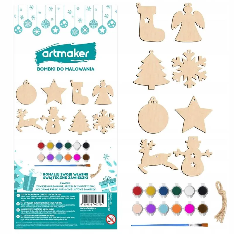 Techniki malowania bombek